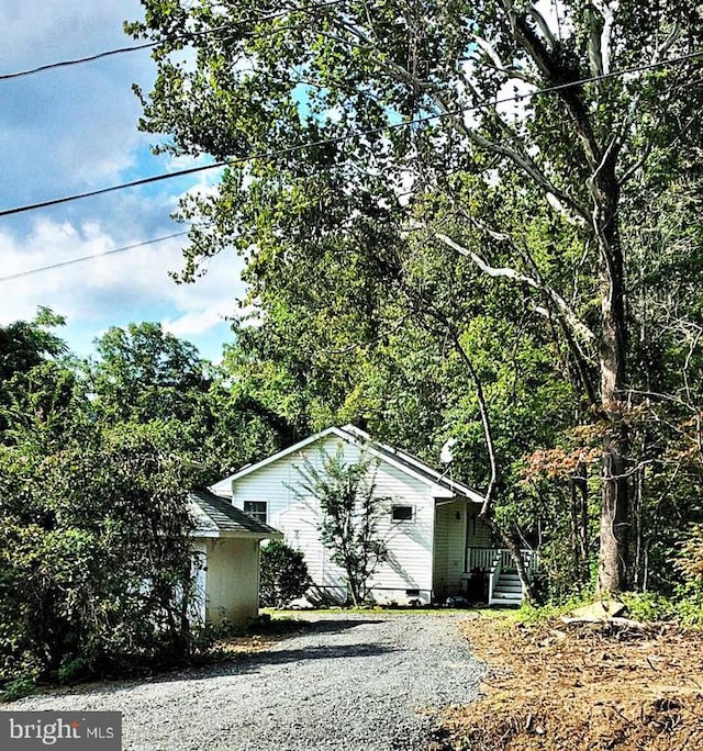 33 Circle Rd E, Madison, VA 22727 - view of property exterior with stairs