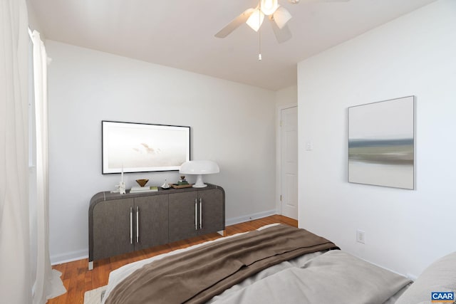 122 Westerly Ave, Charlottesville, VA 22903 - bedroom featuring wood finished floors and a ceiling fan