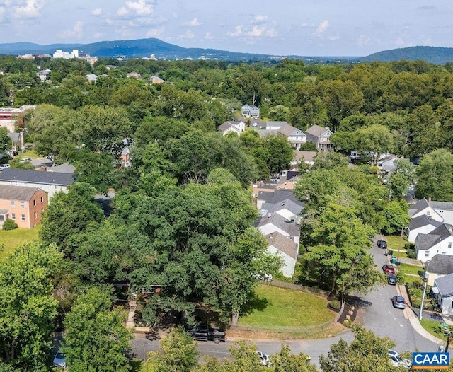 122 Westerly Ave, Charlottesville, VA 22903 - aerial view of residential area featuring a heavily wooded area