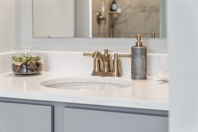 bathroom view of vanity