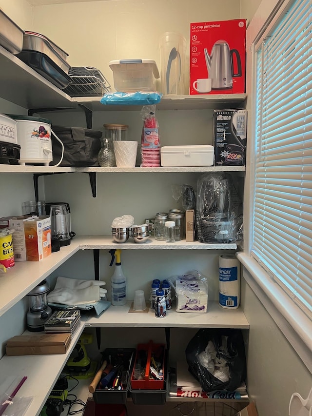 view of storage room