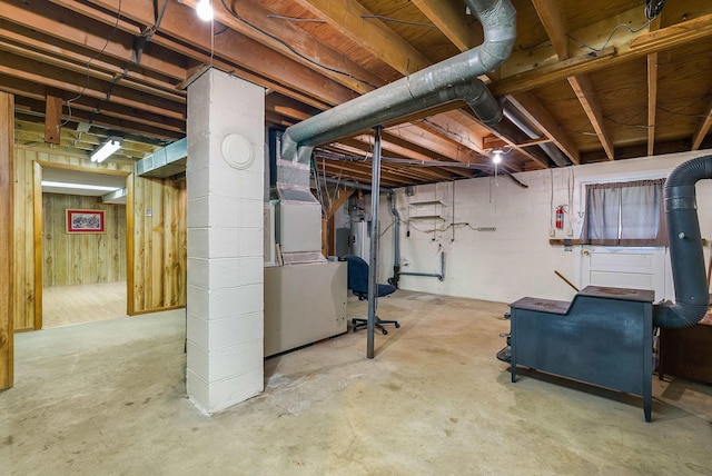 390 Frontier Dr, Staunton, VA 24401 - unfinished below grade area featuring water heater