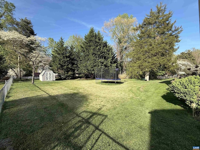 405 Moseley Dr, Charlottesville, VA 22903 - view of yard with a trampoline