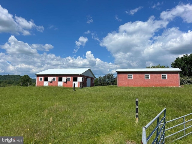 3542 Slate Mills Rd, Sperryville, VA 22740 - view of yard featuring an outdoor structure