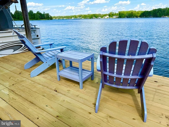 778 Overton Dr, Mineral, VA 23117 - dock area with a water view