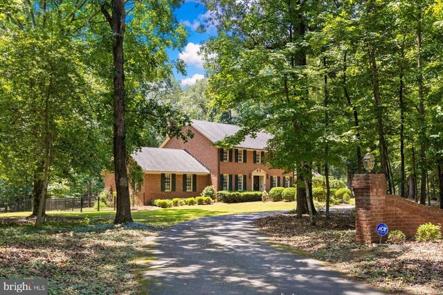 100 River Bend Rd W, Fredericksburg, VA 22407 - view of front of property featuring driveway and brick siding