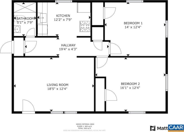 301 7th St SW, Charlottesville, VA 22903 - plan