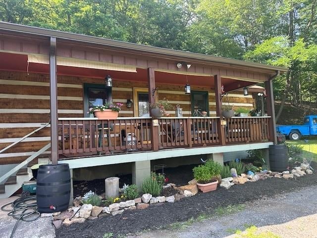 1063 High Valley Dr, Monterey, VA 24465 - view of porch