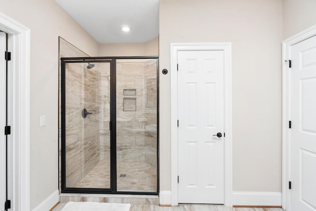 114 Jaspers Ln, Stuarts Draft, VA 24477 - full bathroom featuring a stall shower and baseboards
