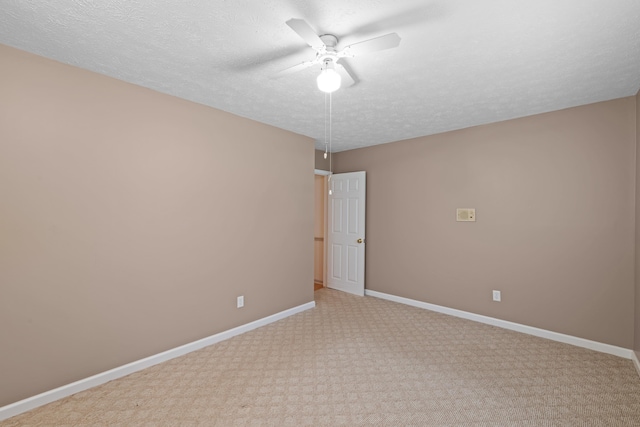 192 Sandy Ridge Rd, Waynesboro, VA 22801 - empty room with a ceiling fan, light carpet, and a textured ceiling