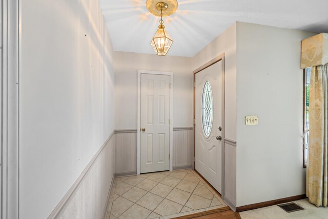 192 Sandy Ridge Rd, Waynesboro, VA 22801 - entrance foyer featuring wainscoting