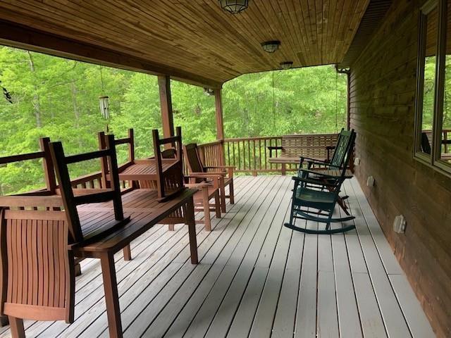 625 Hummingbird Ln, Monterey, VA 24465 - view of deck