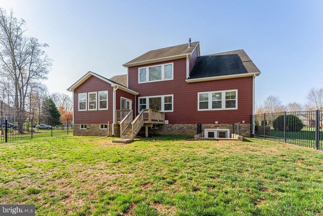 craftsman house featuring a standing seam roof, board and batten siding, a front yard, covered porch, and metal roof