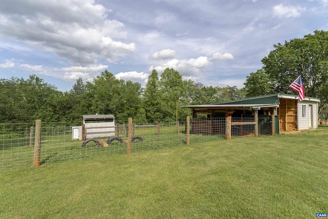 5072 Scottsville Rd, Charlottesville, VA 22902 - view of yard featuring an outdoor structure