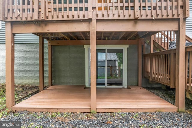 11600 Saddleback Dr, Fredericksburg, VA 22407 - view of wooden terrace