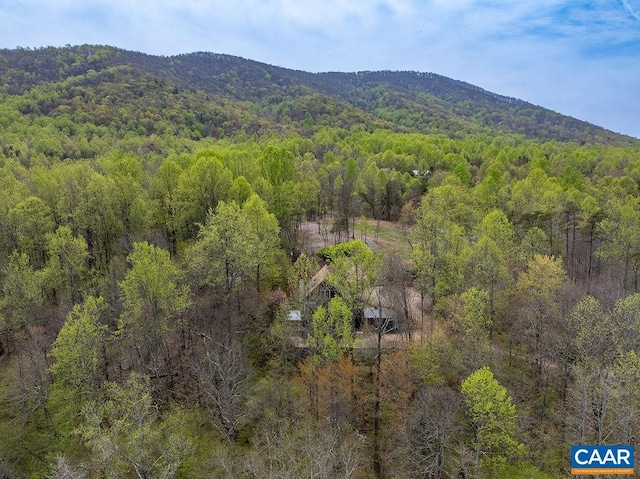 7035 Blackwells Hollow Rd, Crozet, VA 22932 - bird's eye view of a forest and a mountainous background