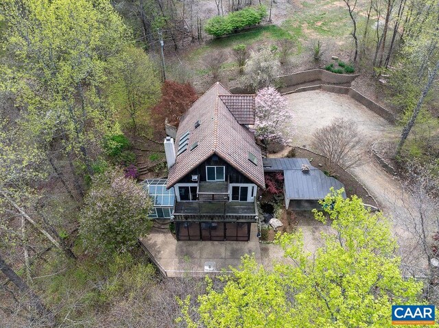 7035 Blackwells Hollow Rd, Crozet, VA 22932 - aerial view of property and surrounding area