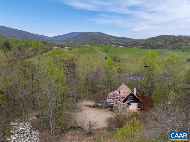 7035 Blackwells Hollow Rd, Crozet, VA 22932 - view of mountain background with a forest