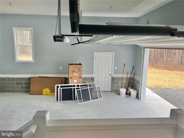 310 Hunt Hvn, Mineral, VA 23117 - garage featuring a garage door opener