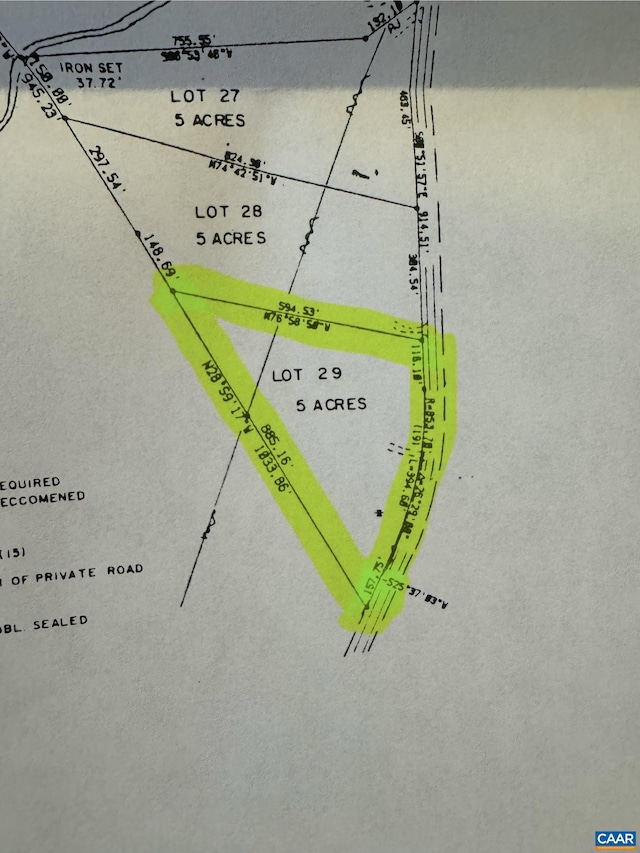 6443 Bremo Rd, Bremo Bluff, VA 23022 - survey map / technical document