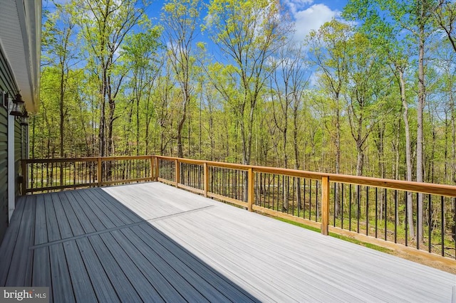  - view of wooden deck