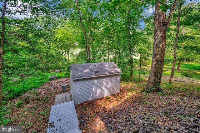 view of outbuilding