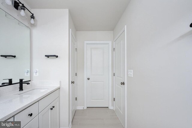 4114 Bolton Ct, Fredericksburg, VA 22408 - bathroom with vanity and baseboards