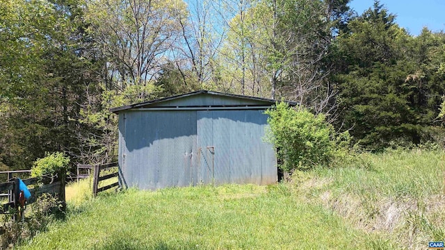 983 Williamstown Rd, Shipman, VA 22971 - view of shed featuring fence