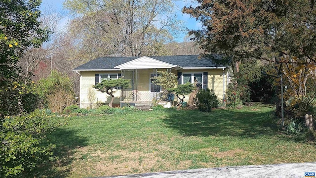 983 Williamstown Rd, Shipman, VA 22971 - view of front of house with a front yard and covered porch