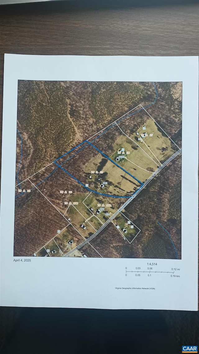 983 Williamstown Rd, Shipman, VA 22971 - aerial view of property's location