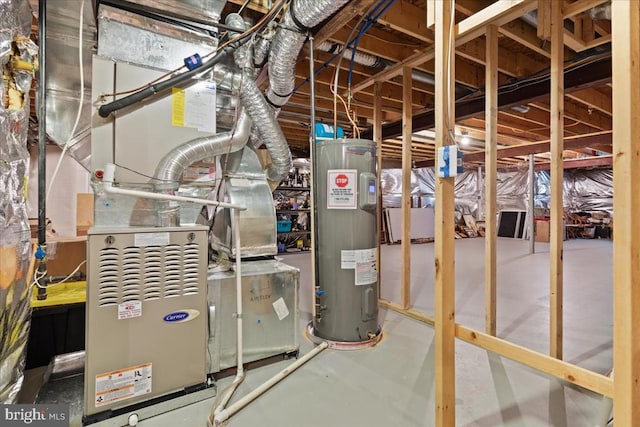 - utilities featuring electric water heater