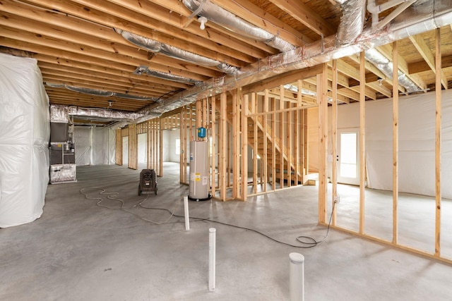 409 Peterson Ln, Waynesboro, VA 22980 - below grade area featuring water heater