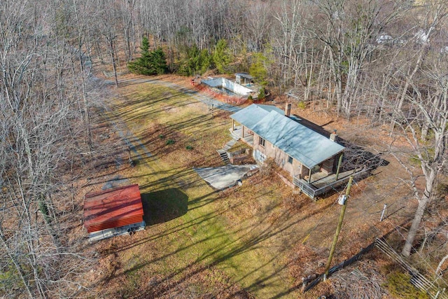 view of subject property