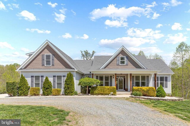 5761 Agecroft Rd, Spotsylvania, VA 22551 - view of front of property featuring a porch
