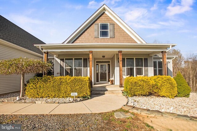 5761 Agecroft Rd, Spotsylvania, VA 22551 - view of front of house with covered porch