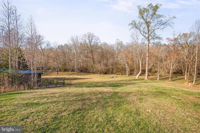 5761 Agecroft Rd, Spotsylvania, VA 22551 - view of green lawn featuring a forest view