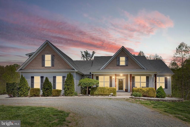5761 Agecroft Rd, Spotsylvania, VA 22551 - view of front of home featuring covered porch