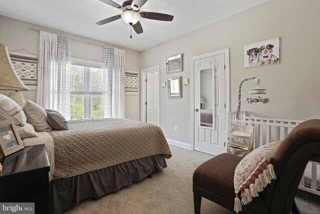 5761 Agecroft Rd, Spotsylvania, VA 22551 - bedroom with carpet, baseboards, and ceiling fan