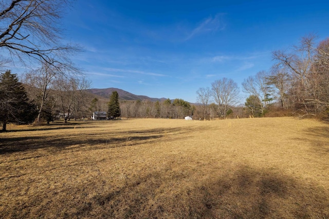 exterior space featuring a rural view