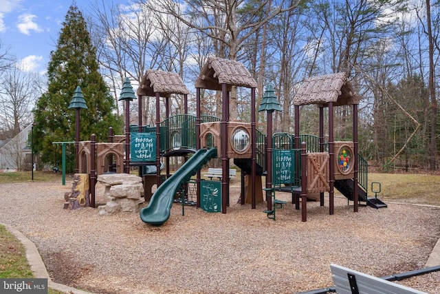 view of communal playground