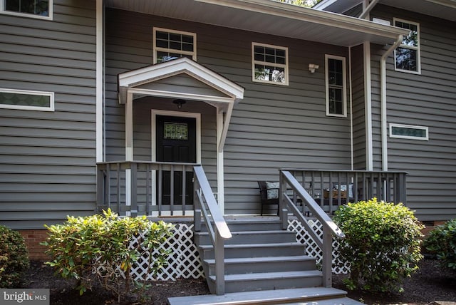 view of property entrance