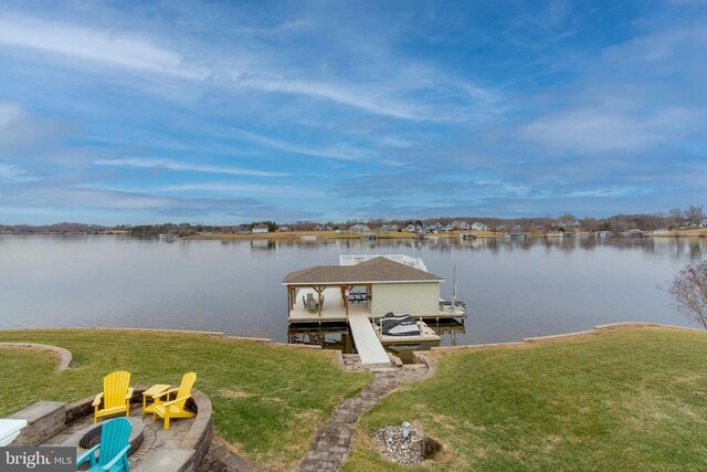 property view of water