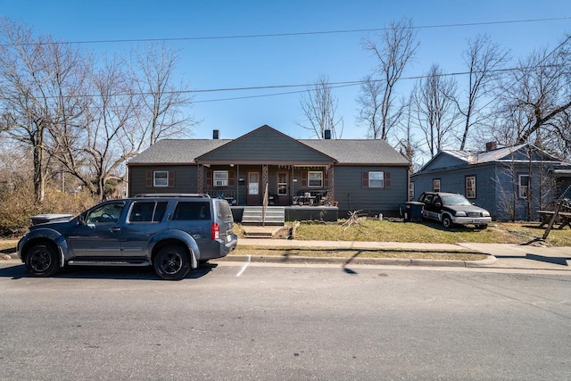 view of front of home with a porch