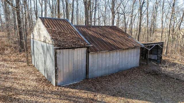 view of outbuilding with an outdoor structure