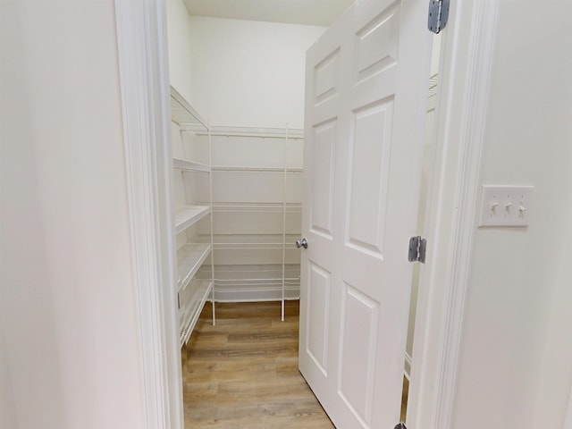 view of storage area