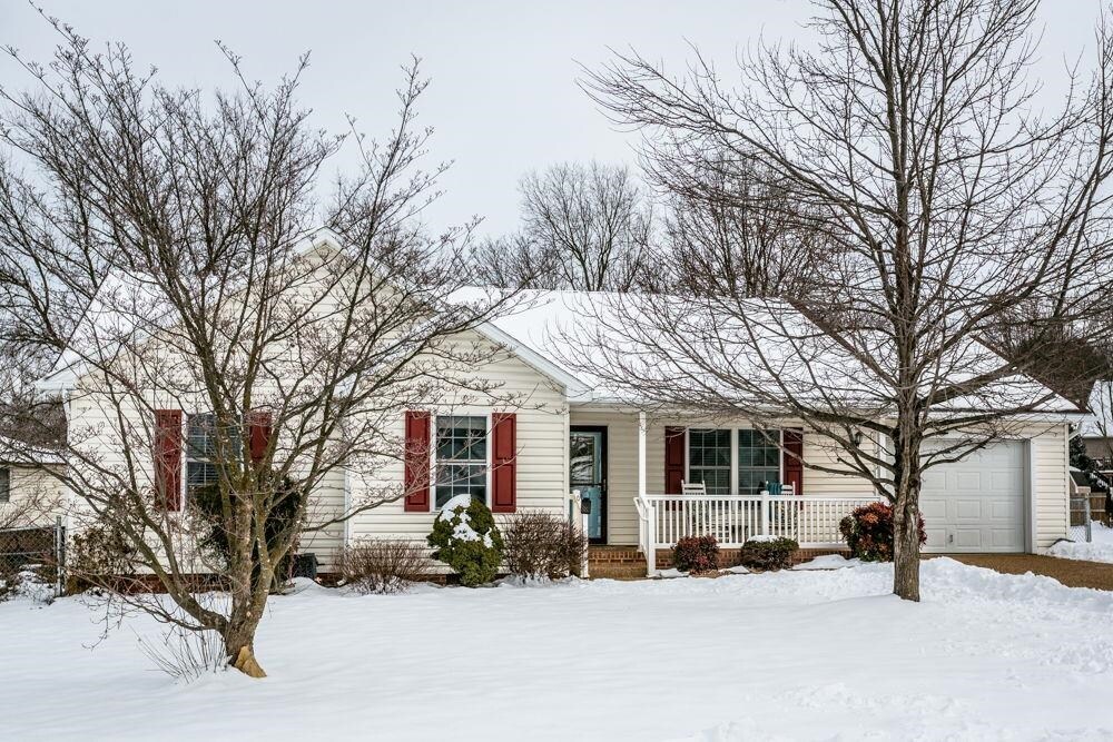 ranch-style house with a garage