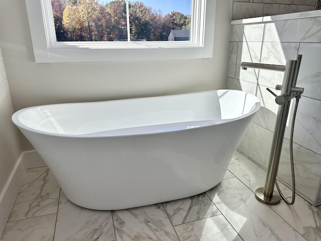 bathroom featuring a bathtub