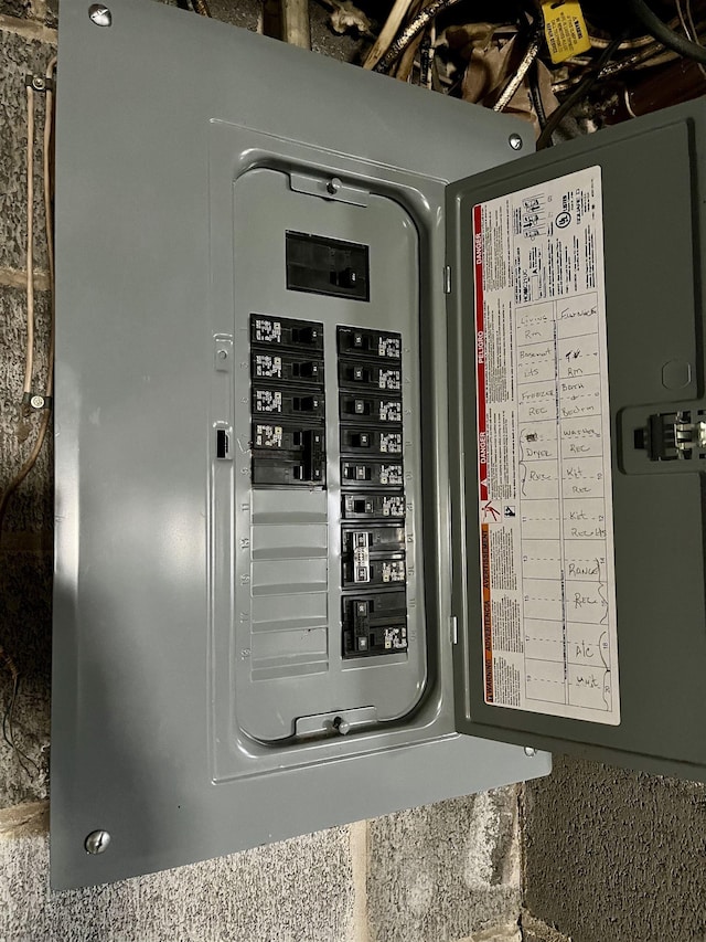 utilities with electric panel