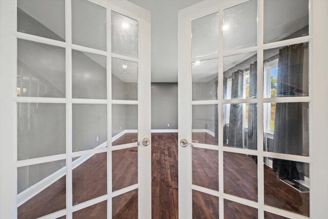 room details featuring french doors