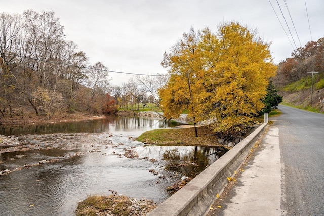 property view of water